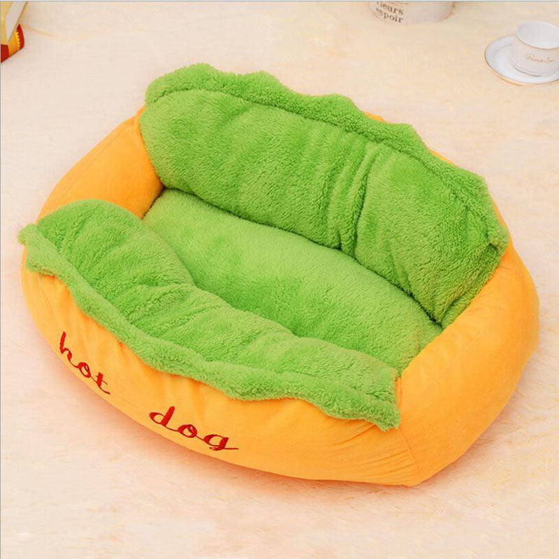 Hot dog pet bed - Pups Calm