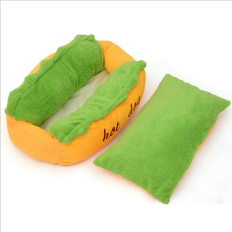 Hot dog pet bed - Pups Calm